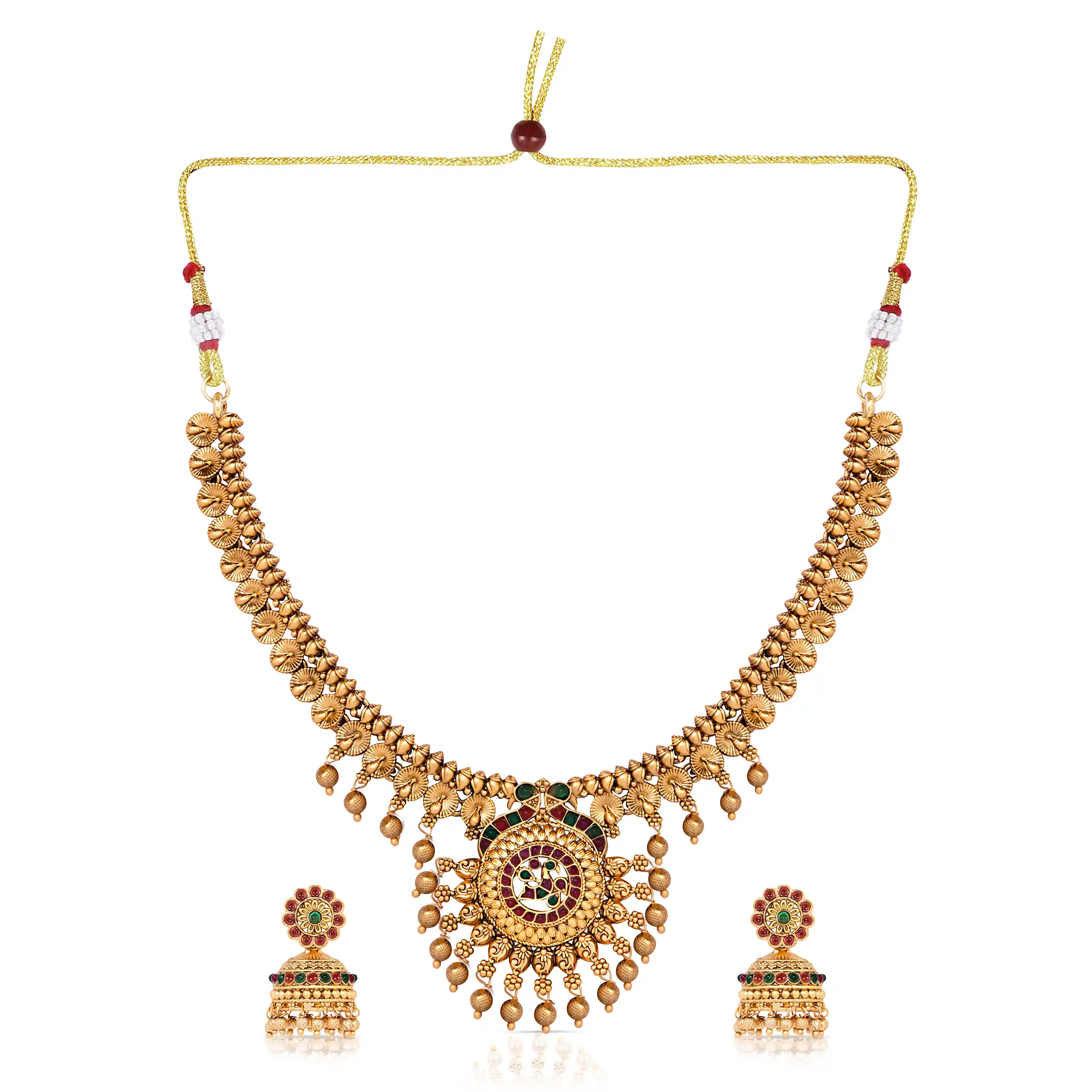 Allure Fancy Jewellery Sets Tempal Jewellery Set.png